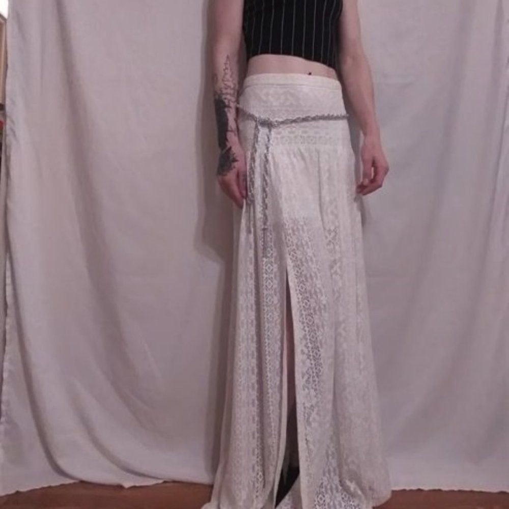 Lace Skirt with Slip